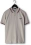 Fred Perry Lichtgrijze Polo Twin Tipped Shirt - Thumbnail 4