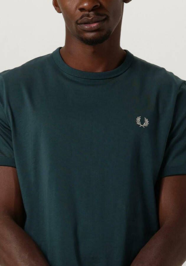 FRED PERRY Heren Polo's & T-shirts Ringer T-shirt Petrol