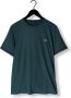 FRED PERRY Heren Polo's & T-shirts Ringer T-shirt Petrol - Thumbnail 5