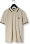 Fred Perry Heren Twin Tipped Polo Shirt Beige Heren - Thumbnail 4