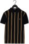 Fred Perry Zwarte Polo Textured Stripe Polo Shirt - Thumbnail 3
