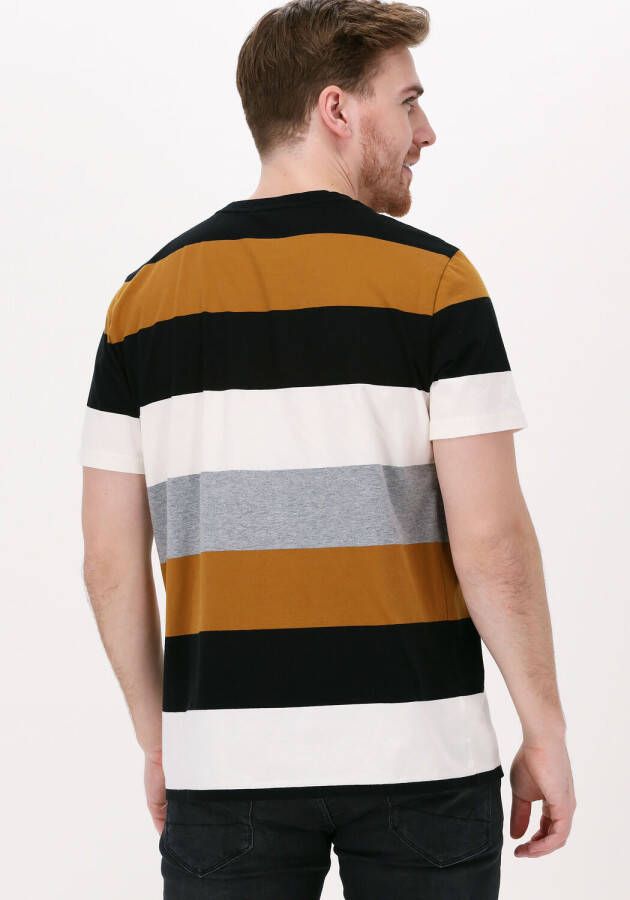 Fred Perry Zwarte T-shirt Bold Stripe T-shirt