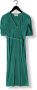 Freebird plissé jurk Gayla met ceintuur groen - Thumbnail 5