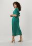 Freebird plissé jurk Gayla met ceintuur groen - Thumbnail 6