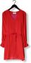 Freebird jurk Xeni met all over print en ceintuur rood roze - Thumbnail 5