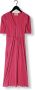 Freebird plissé jurk Gayla met ceintuur roze - Thumbnail 4