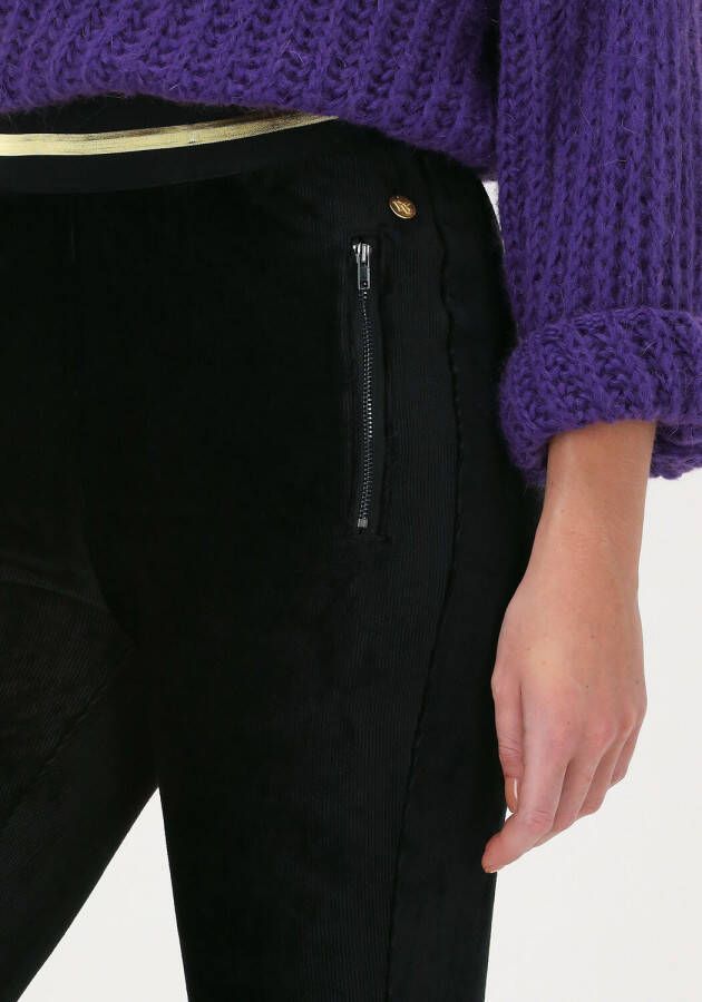 Freebird Zwarte Flared Broek Lourdes Pants