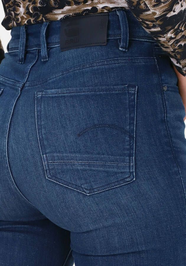 G-STAR RAW Dames Jeans Kafey Ultra High Skinny Wmn Blauw