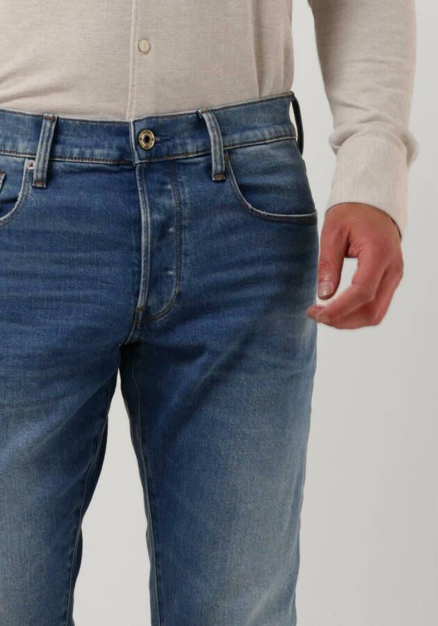 G-STAR RAW Heren Jeans 3301 Regular Tapered Blauw