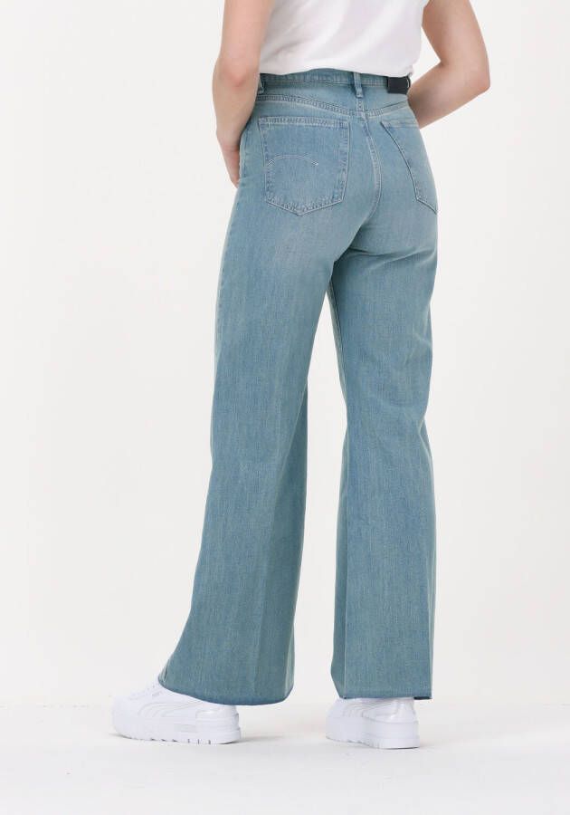 G-Star Raw Blauwe Wide Jeans Deck Ultra High Wide Leg