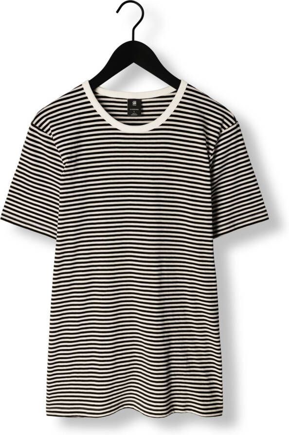 G-Star Raw Witte T-shirt Stripe Slim R T