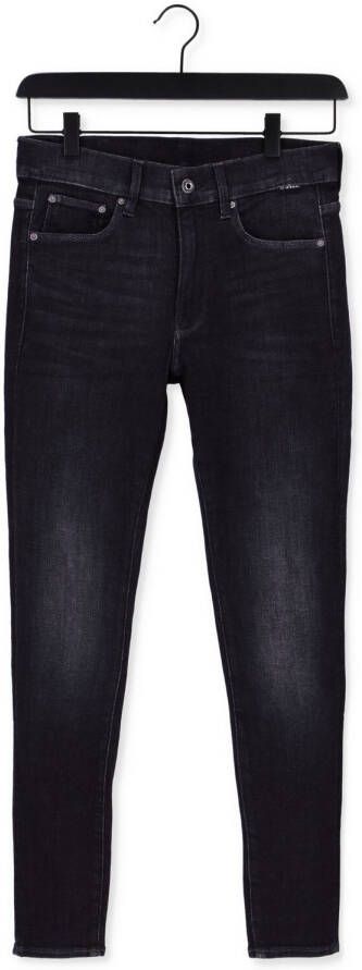 G-STAR RAW Dames Jeans 3301 Skinny Wmn Zwart