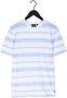 GENTI Heren Polo's & T-shirts J5029-1222 Blauw wit Gestreept - Thumbnail 2