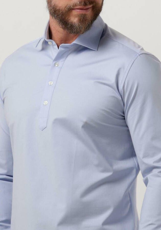 GENTI Heren Overhemden S7096-1175 Lichtblauw