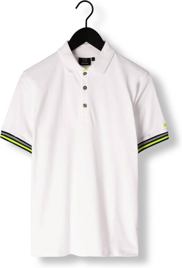 GENTI Heren Polo's & T-shirts J7008-1219 Wit
