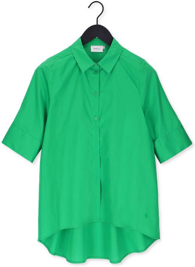 GESTUZ Dames Blouses Avali Ss Shirt Groen
