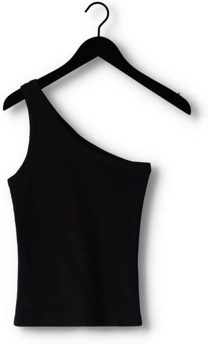 GESTUZ Dames Tops & T-shirts Drewgz One Shoulder Zwart