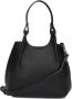 Gianni Chiarini Gestructureerde Leren Zwarte Schoudertas Black Dames - Thumbnail 3