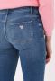 Guess Blauwe effen jeans met ritssluiting en knoopsluiting voor vrouwen Blue Dames - Thumbnail 5