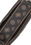Guess Bruine Polyethyleen Schoudertas met Ketting Black Dames - Thumbnail 5