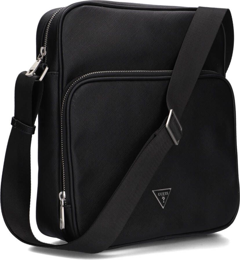 Guess Zwarte Schoudertas Certosa Smart Messenger