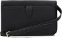 Guess Zwarte Noelle Mini Xbody Flap Organizer Schoudertas Black Dames - Thumbnail 5