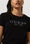 Guess Zwarte korte mouwen T-shirt voor vrouwen Zwart Dames - Thumbnail 4