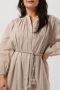 Ibana Beige Midi Jurk Donte Beige Dames - Thumbnail 1