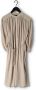 Ibana Beige Midi Jurk Donte Beige Dames - Thumbnail 2
