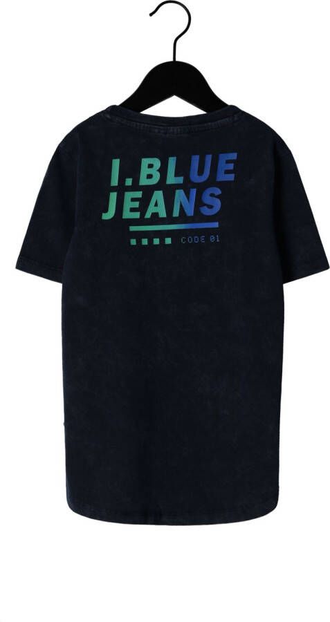 INDIAN BLUE JEANS Jongens Polo's & T-shirts T-shirt L.blue Rainbow Washed Blauw