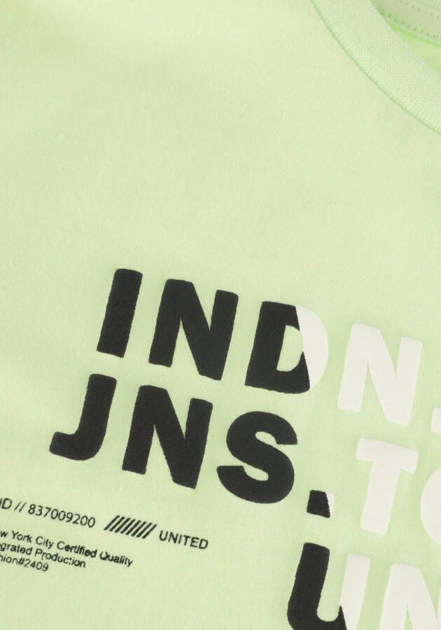 INDIAN BLUE JEANS Jongens Polo's & T-shirts T-shirt Indian Rainbow Lime