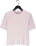 JUST FEMALE Dames Tops & T-shirts Noble Padded Tee Beige - Thumbnail 2