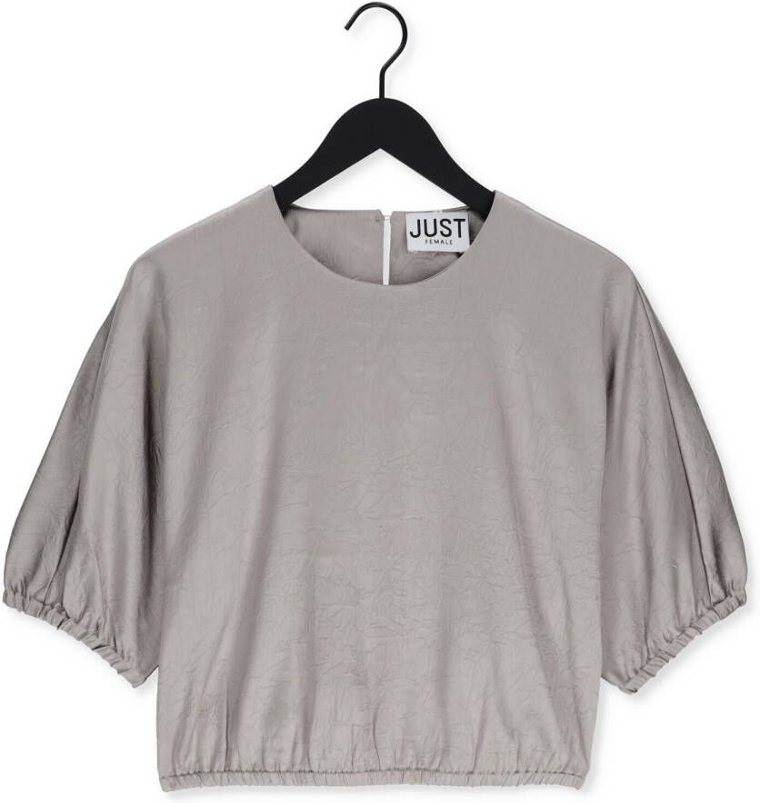 JUST FEMALE Dames Blouses Rich Blouse Taupe