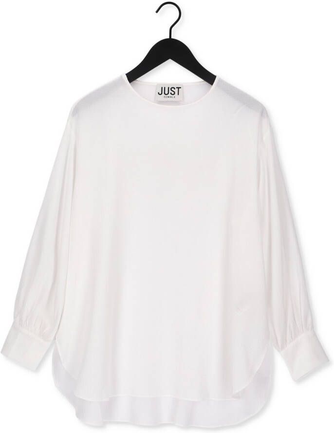 JUST FEMALE Dames Blouses Helpful Blouse Wit
