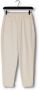 Knit-ted Faux leather broek Sally Naturel - Thumbnail 4