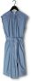 Knit-ted Geruite Midi Jurk Lichtblauw Blue Dames - Thumbnail 3