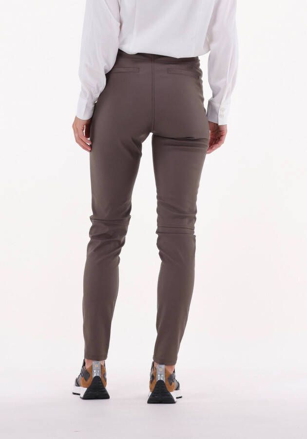 KNIT-TED Dames Broeken Amber Pant Taupe