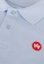 KRONSTADT Jongens Polo's & T-shirts Albert Organic recycled Polo Lichtblauw - Thumbnail 2