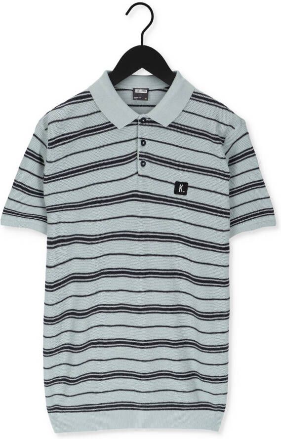 Kultivate Lichtblauwe Polo Pl Konos Stripes