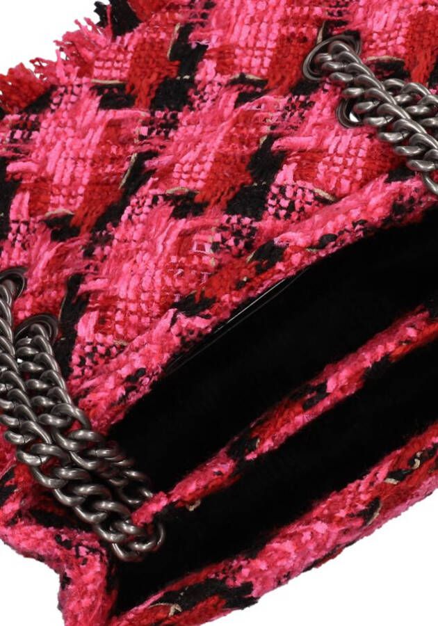 Kurt Geiger London Roze Schoudertas Tweed Kensington Bag