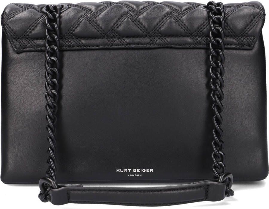 Kurt Geiger London Zwarte Schoudertas Kensington Bag Drench