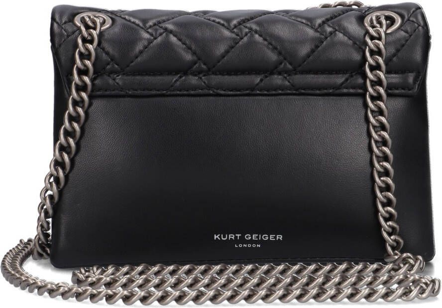 Kurt Geiger London Zwarte Schoudertas Mini Kensington X Bag