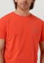 Lacoste Casual Katoenen T-shirt voor Heren Oranje Heren - Thumbnail 3