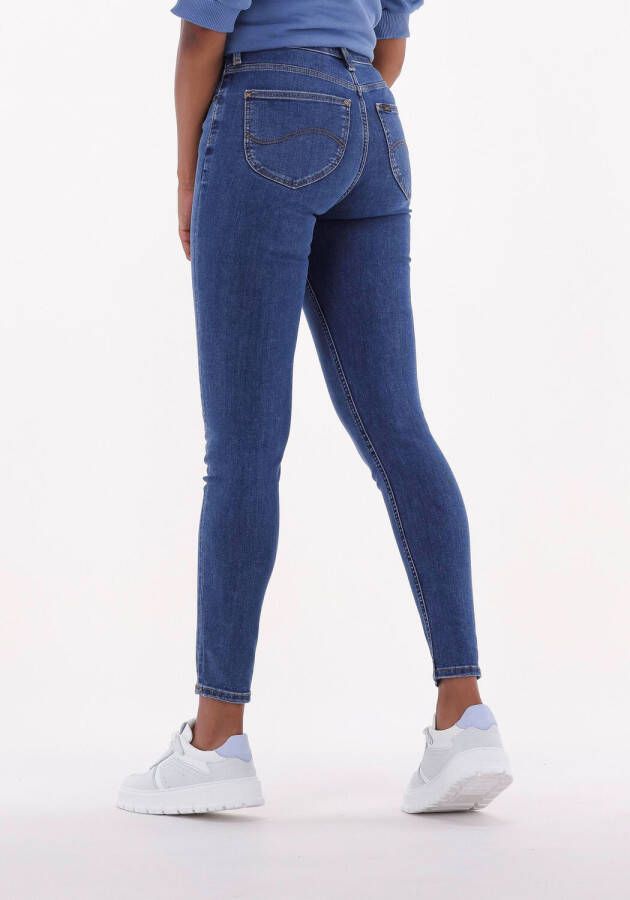 LEE Dames Jeans Scarlett High Blauw