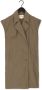 LEVETE ROOM Dames Blazers Marilyn 8 Waistcoat Khaki - Thumbnail 2