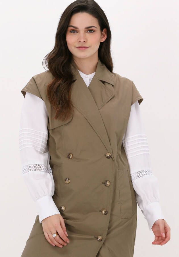 Levete Room Khaki Gilet Marilyn 8 Waistcoat