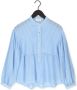LEVETE ROOM Dames Blouses Reema 2 Shirt Lichtblauw - Thumbnail 2