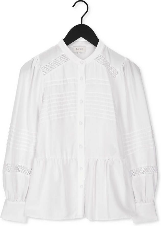 LEVETE ROOM Dames Blouses Robbyn 1 Shirt Wit