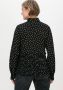 LEVETE ROOM Dames Blouses Pam 3 Top Zwart - Thumbnail 3