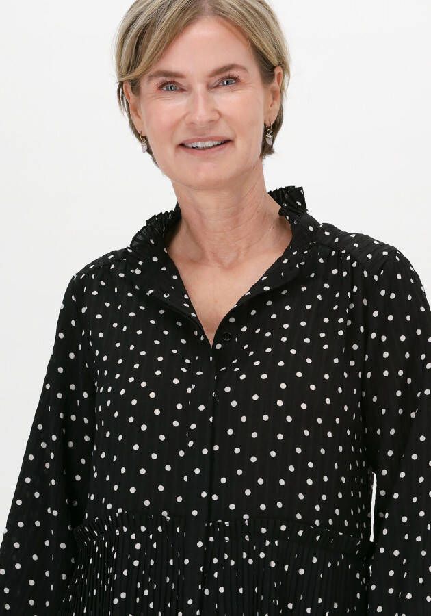 LEVETE ROOM Dames Blouses Pam 3 Top Zwart